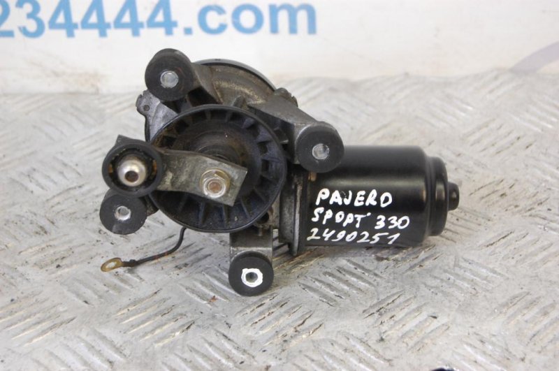 Моторчик стеклоочистителя передний MITSUBISHI PAJERO SPORT 96-09 2001 Внедорожник 3.0 MR221974 Б/У