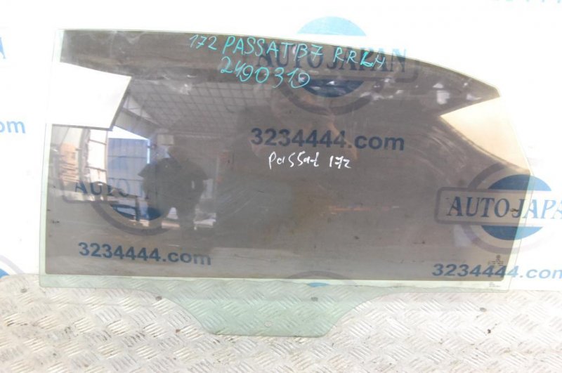 Стекло двери заднее левое VOLKSWAGEN PASSAT B7 11-15 2013 A32 2.5 CBUA 561 845 025 A Б/У