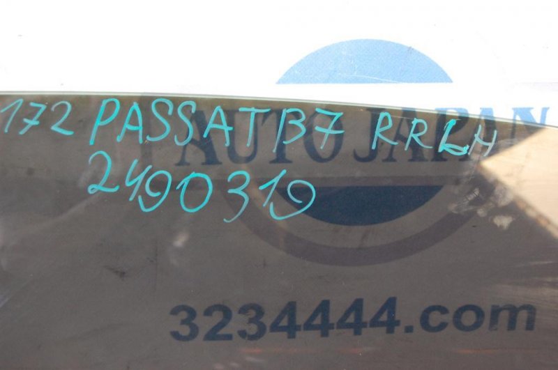 Стекло двери заднее левое PASSAT B7 11-15 2013 A32 2.5 CBUA