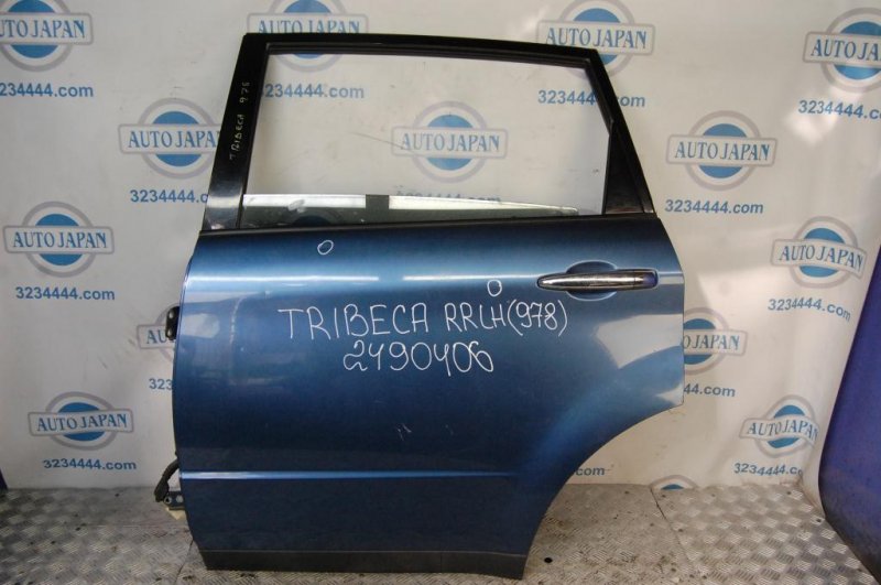 Дверь задняя левая SUBARU TRIBECA B10 07-13 2008 Внедорожник 3.6 60409XA01D9P Б/У