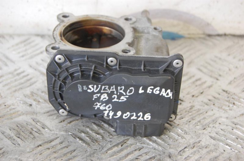 Дроссельная заслонка SUBARU LEGACY 09-15 BM 2013 Седан 2.5 FB25B 16112AA38A Б/У