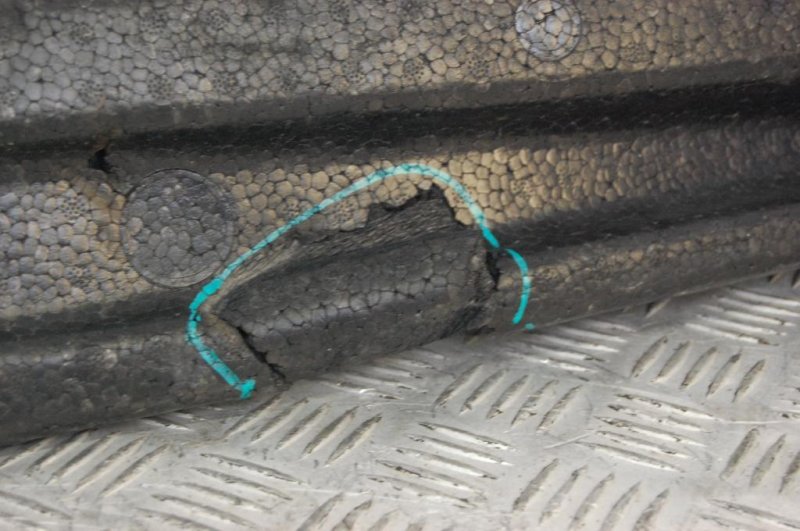 Наполнитель бампера задний HYUNDAI SANTA FE (CM) 05-12 Внедорожник 3.3