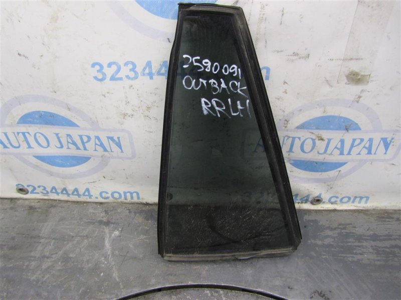 Стекло двери глухое заднее левое SUBARU OUTBACK 09-14 BR 2012 Внедорожник 2.5 62012AJ35A Б/У