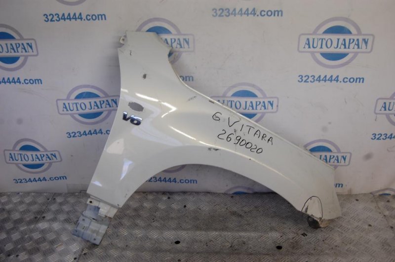 Запчасть крыло переднее переднее правое SUZUKI GRAND VITARA 05-15 57610-65J10 Б/У Крыло переднее переднее правое SUZUKI GRAND VITARA 05-15 57610-65J10 Б/У