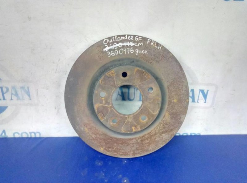 Тормозной диск передний MITSUBISHI OUTLANDER GF 12- 4615A178 Б/У