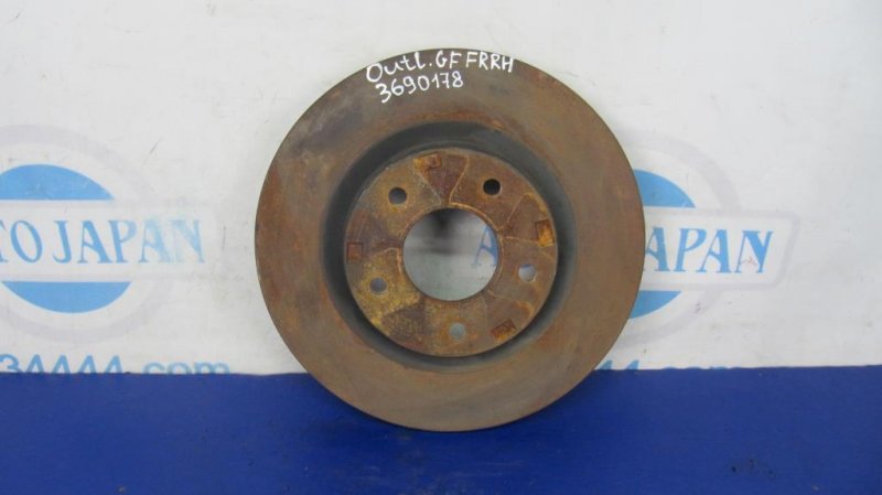 Тормозной диск передний MITSUBISHI OUTLANDER GF 12- 4615A178 Б/У