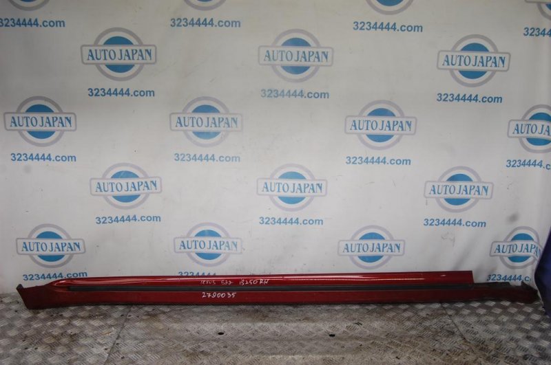 Накладка порога наружная правая LEXUS IS250/350 05-13 2010 Седан 2.5 7585153010A0 Б/У