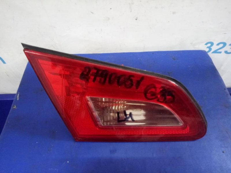 Фонарь внутренний задний левый INFINITI G25/G35/G37/Q40 06-14 26545-JK60C Б/У
