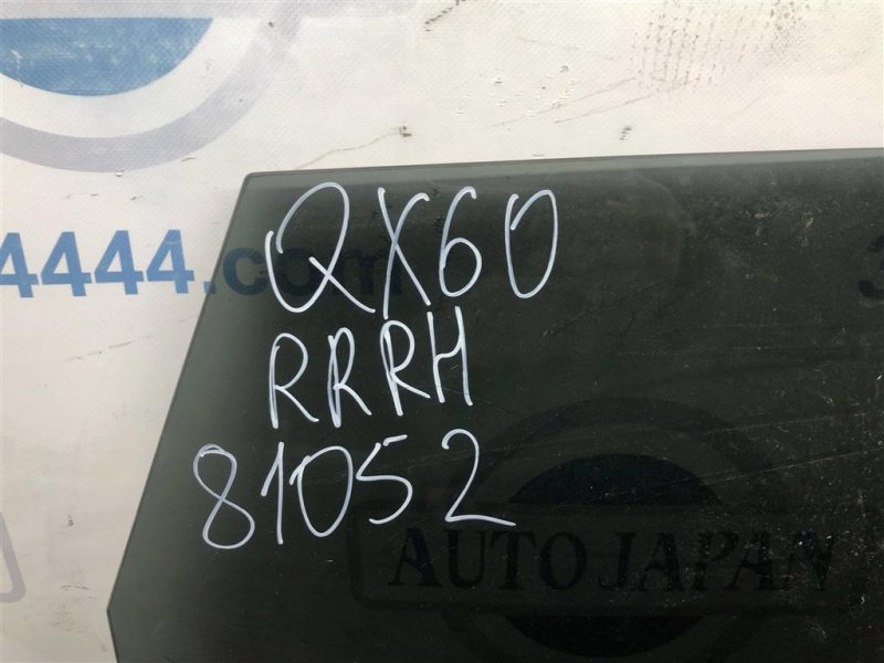 Стекло двери заднее правое QX60/JX35 12-20