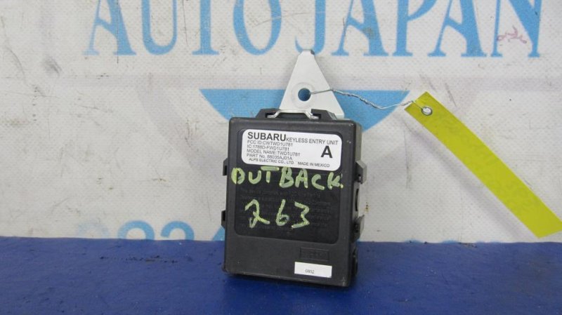 Блок управления центральным замком SUBARU OUTBACK 09-14 BR 2012 Внедорожник 2.5 88035AJ01A Б/У