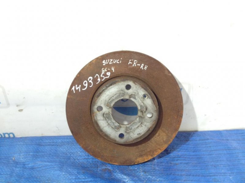 Запчасть тормозной диск передний SUZUKI SX4 06-13 Б/У Тормозной диск передний SUZUKI SX4 06-13 Б/У