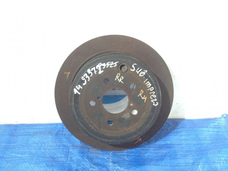Тормозной диск задний SUBARU IMPREZA 11-17 26700FJ000 Б/У
