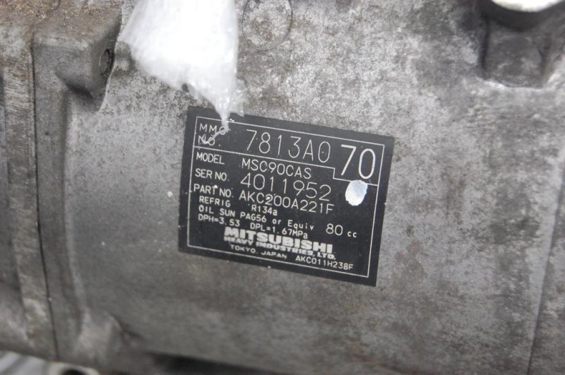 Компрессор кондиционера MITSUBISHI OUTLANDER XL 05-13 Внедорожник 3.0 Компрессор кондиционера MITSUBISHI OUTLANDER XL 05-13 Внедорожник 3.0