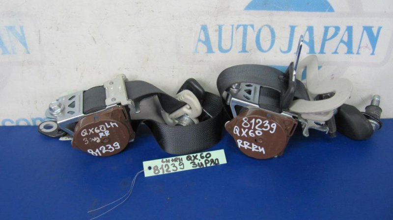 Ремень безопасности задний INFINITI QX60/JX35 12-20 89844-3JA8B Б/У