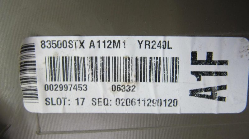 Карта двери передняя правая MDX (YD2) 06-13 YD2 Карта двери передняя правая MDX (YD2) 06-13 YD2