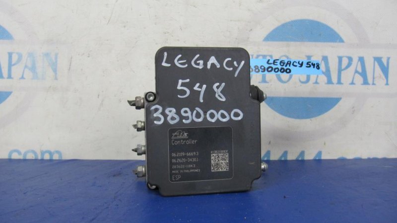Блок ABS SUBARU LEGACY 09-15 BM 2014 Седан 2.5 FB25B 27596AJ03A Б/У