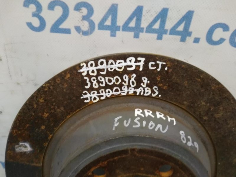 Тормозной диск задний FUSION 14- 2017 Седан C20EDEF