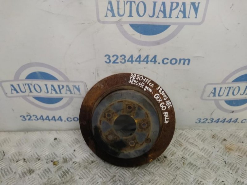 Запчасть тормозной диск задний INFINITI QX60/JX35 12-20 43206-CK000 Б/У Тормозной диск задний INFINITI QX60/JX35 12-20 43206-CK000 Б/У