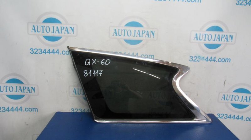 Стекло в кузов заднее левое INFINITI QX60/JX35 12-20 Б/У
