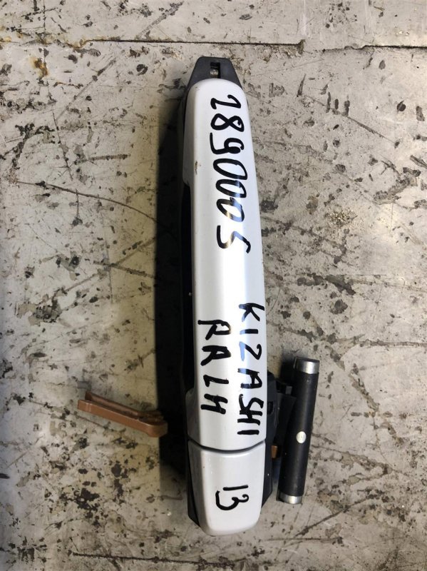 Ручка двери наружная задняя левая SUZUKI KIZASHI 09-14 2011 Седан 2.4 82812-57L00-ZMT Б/У