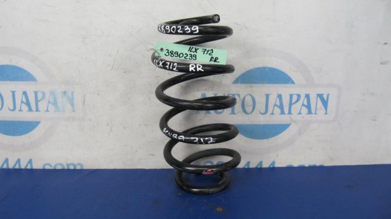 Пружина задней подвески левая ACURA ILX 12-16 2012 Седан 2.0 52446-TX6-A03 Б/У