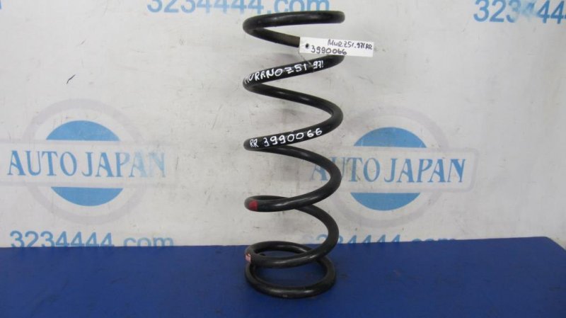Запчасть пружина задней подвески NISSAN MURANO Z51 07-14 2009 Внедорожник 3.5 55020-1AV0C Б/У Пружина задней подвески NISSAN MURANO Z51 07-14 2009 Внедорожник 3.5 55020-1AV0C Б/У