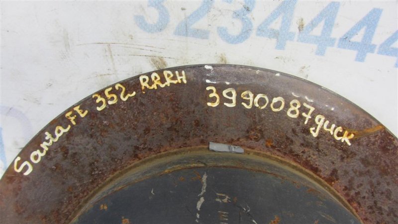 Тормозной диск задний SANTA FE (DM) 12-18 2015 Внедорожник 3.3