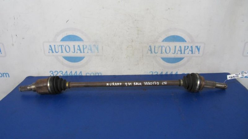 Запчасть привод задний задний левый NISSAN MURANO Z51 07-14 2009 Внедорожник 3.5 39600-1AA0B Б/У Привод задний задний левый NISSAN MURANO Z51 07-14 2009 Внедорожник 3.5 39600-1AA0B Б/У