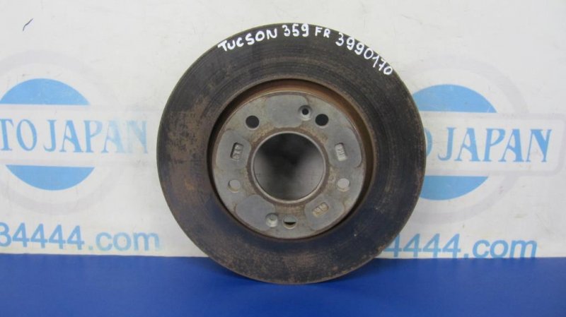 Тормозной диск передний HYUNDAI TUCSON 04-10 2004 JM 2.7 G6BA 51712-2E300 Б/У