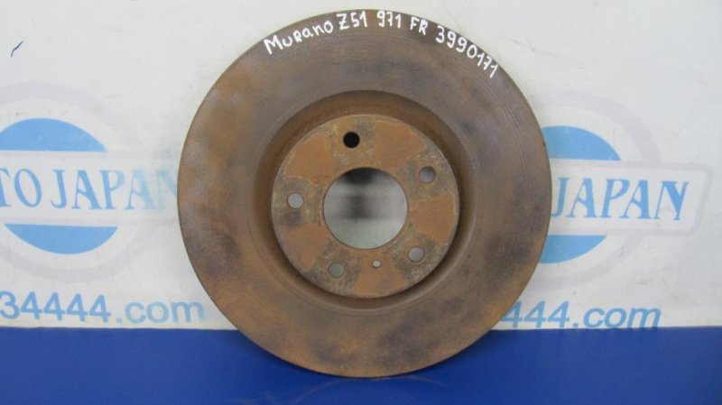 Тормозной диск передний NISSAN MURANO Z51 07-14 2009 Внедорожник 3.5 40206-EG000 Б/У