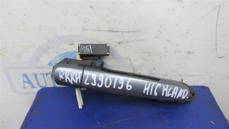 Ручка двери наружная задняя правая TOYOTA HIGHLANDER 01-07 2006 ACU20 2.4 2AZFE 69211-12220-J1 Б/У