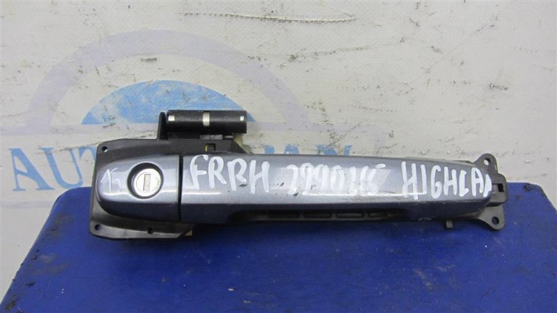 Ручка двери наружная передняя правая TOYOTA HIGHLANDER 01-07 2006 ACU20 2.4 2AZFE 69211-12220-A0 Б/У