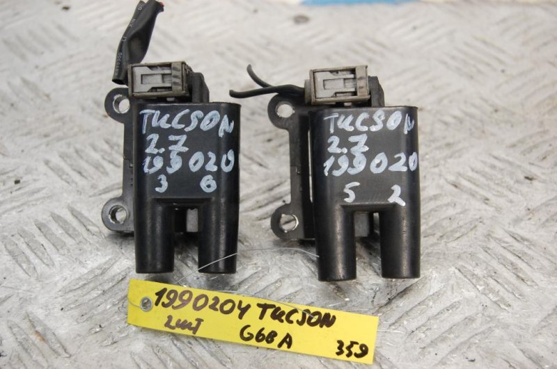 Катушка зажигания HYUNDAI TUCSON 04-10 2004 JM 2.7 G6BA 27301-37150 Б/У