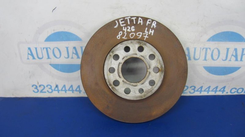 Тормозной диск передний VOLKSWAGEN JETTA USA 10-17 5C0 615 301 A Б/У