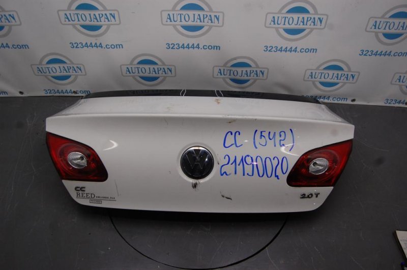 Крышка багажника VOLKSWAGEN PASSAT CC 08-12 2012 358 2.0 CBFA 3C8 827 025 C Б/У