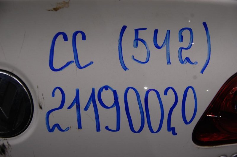 Крышка багажника PASSAT CC 08-12 2012 358 2.0 CBFA