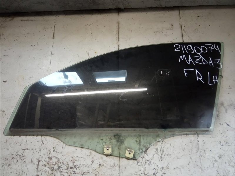 Стекло двери переднее левое MAZDA 3 BK 03-08 2006 Седан 2.3 BP4K-59-511B Б/У