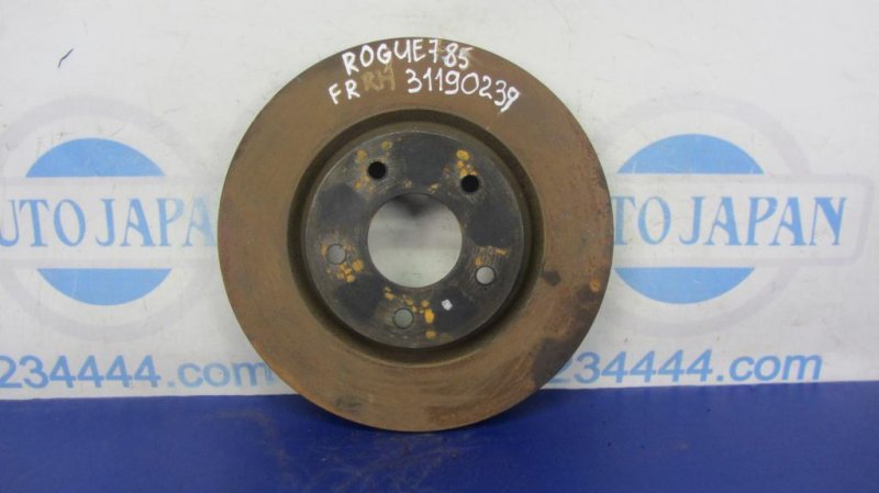 Тормозной диск передний NISSAN X-TRAIL/ROGUE T32 13-20 2017 T32 2.5 QR25DE 40206-4BA0A Б/У