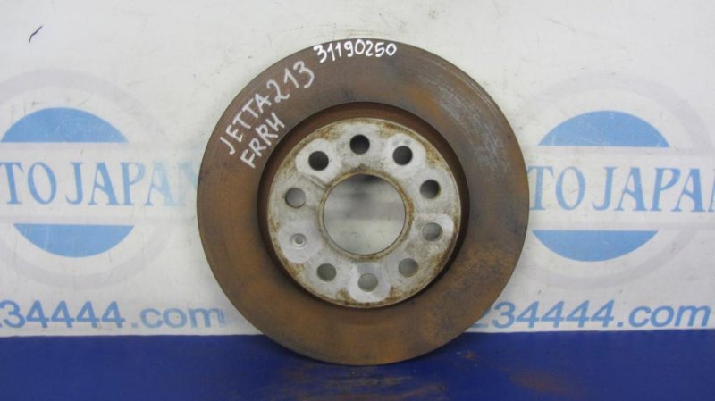 Запчасть тормозной диск передний VOLKSWAGEN JETTA USA 10-17 2015 162 2.0 CBPA 5C0 615 301 D Б/У Тормозной диск передний VOLKSWAGEN JETTA USA 10-17 2015 162 2.0 CBPA 5C0 615 301 D Б/У