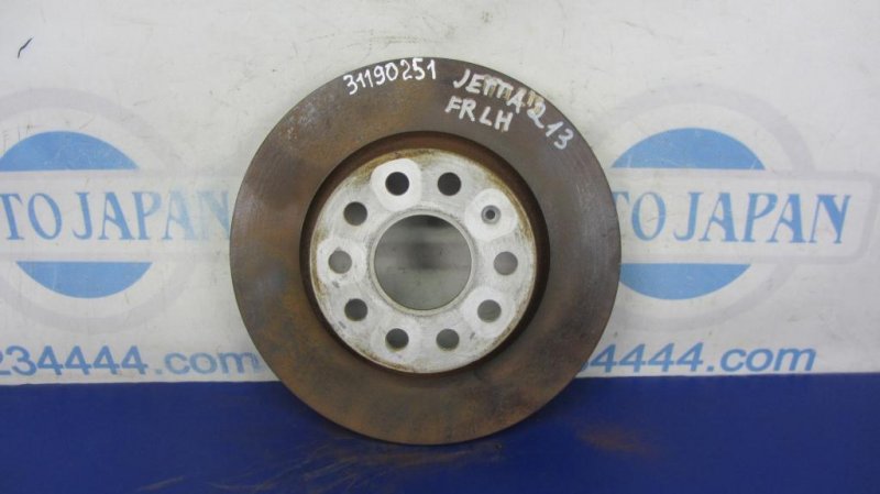 Тормозной диск передний VOLKSWAGEN JETTA USA 10-17 2015 162 2.0 CBPA 5C0 615 301 D Б/У