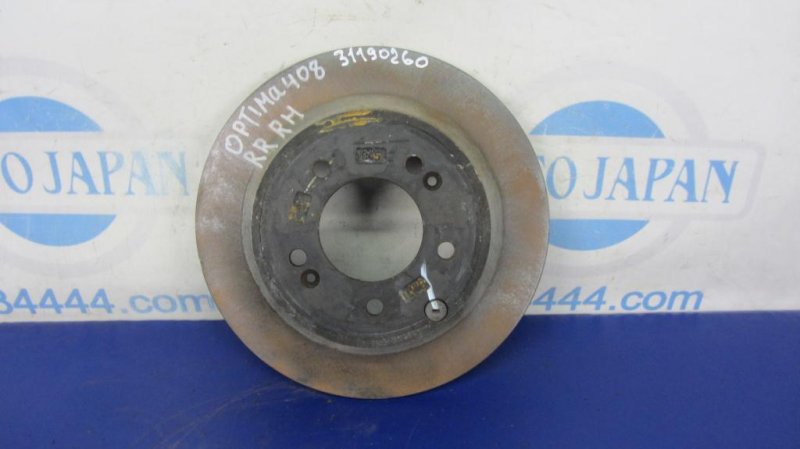 Тормозной диск задний KIA OPTIMA JF 15-20 2019 Седан 2.4 51712-4C000 Б/У