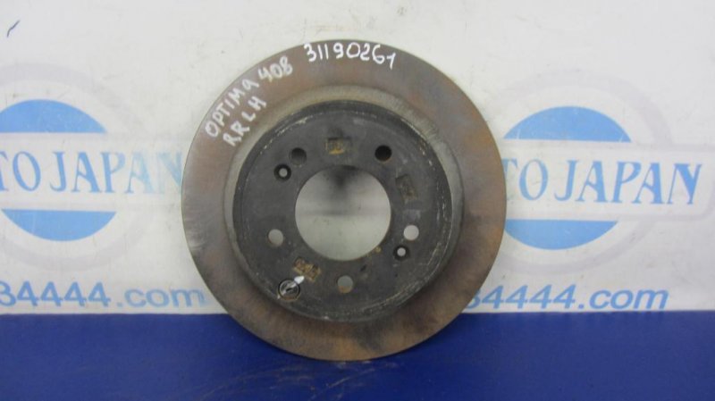 Тормозной диск задний KIA OPTIMA JF 15-20 2019 Седан 2.4 51712-4C000 Б/У