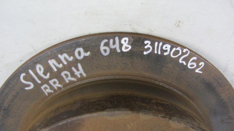 Тормозной диск задний SIENNA 11-16 2011 GSL30 3.5 2GR-FE