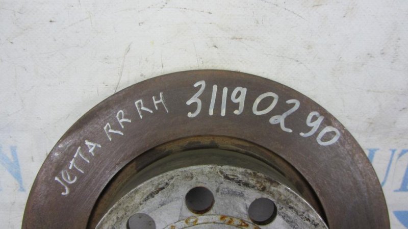 Тормозной диск задний JETTA USA 10-17