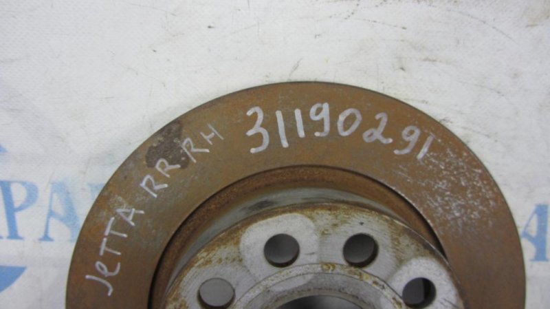 Тормозной диск задний JETTA USA 10-17 Тормозной диск задний JETTA USA 10-17