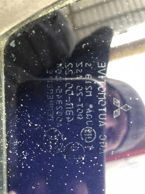 Стекло двери глухое заднее правое LANCER X 10 07-15 2009 Седан 2.4 Стекло двери глухое заднее правое LANCER X 10 07-15 2009 Седан 2.4