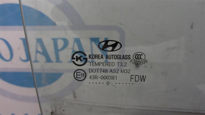 Стекло двери заднее правое HYUNDAI ELANTRA HD 06-11 Универсал 2.0 G4GC Стекло двери заднее правое HYUNDAI ELANTRA HD 06-11 Универсал 2.0 G4GC
