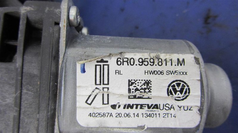Стеклоподъемник задний левый VOLKSWAGEN JETTA USA 10-17 162 2.0 CBPA