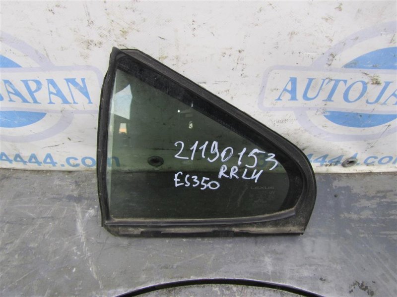 Запчасть стекло двери глухое заднее левое LEXUS ES350 06-12 2007 Седан 3.5 68124-33070 Б/У Стекло двери глухое заднее левое LEXUS ES350 06-12 2007 Седан 3.5 68124-33070 Б/У