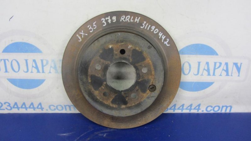 Запчасть тормозной диск задний INFINITI QX60/JX35 12-20 43206-CK000 Б/У Тормозной диск задний INFINITI QX60/JX35 12-20 43206-CK000 Б/У